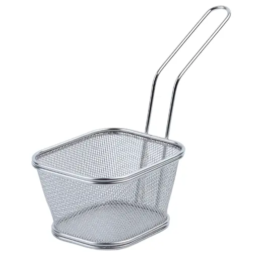 [STL0052] Stainless Steel French Fry Basket 13x11x7.5 cm
