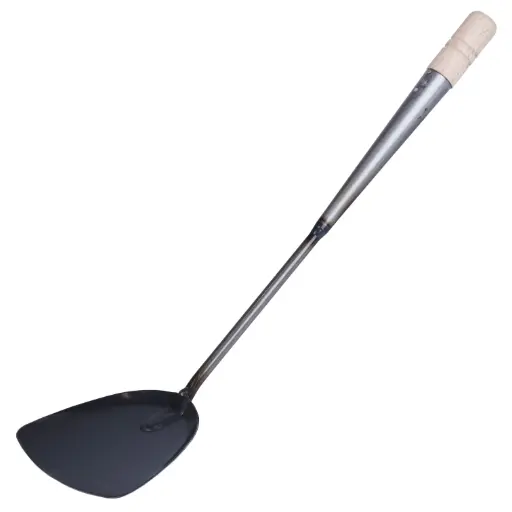 [KJP0796] Iron Turner with Wooden Handle 5"