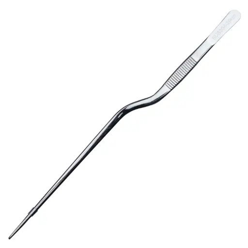 [KST0612] ピストル型 盛り付けピンセット 26 cm (18-8)