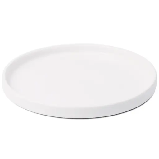 [CRM1045] Porcelain Round Cafe Plate 7.5"