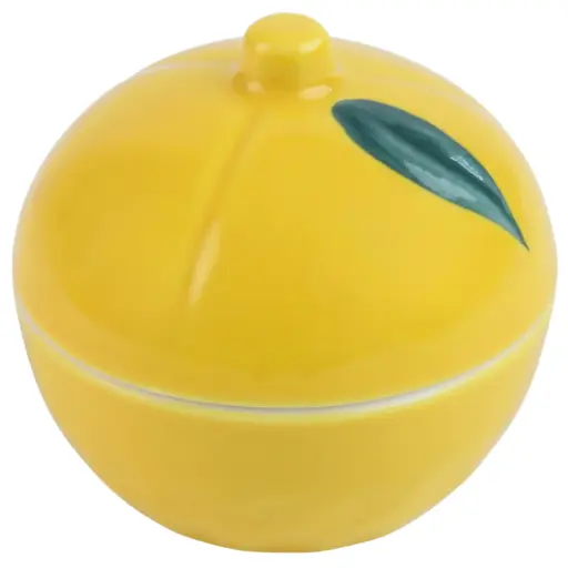 [CRM1128] Lidded Lemon-Shaped Bowl 5.5 cm