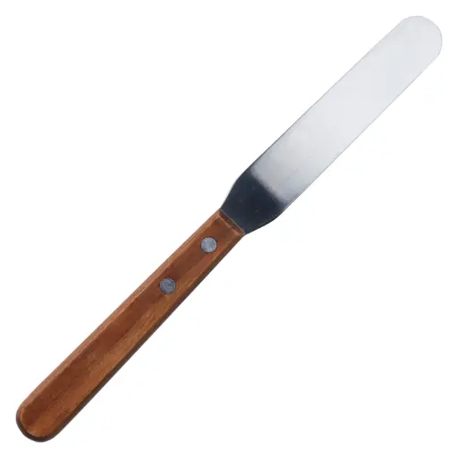 [KST0627] Spatula with Wooden Handle 4"