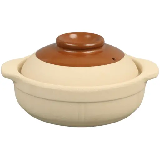 [CRM1191] Two-Handle Heatproof Clay Pot 18 cm (Donabe)