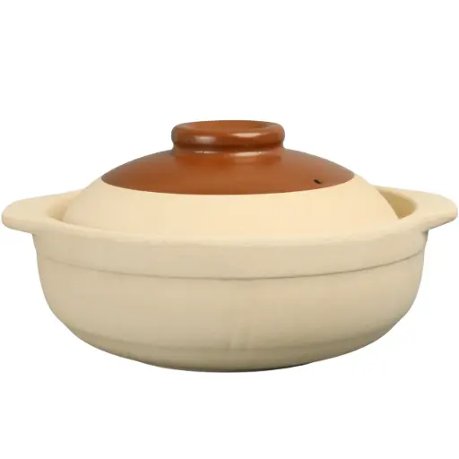 [CRM1196] Two-Handle Heatproof Clay Pot 30 cm (Donabe)