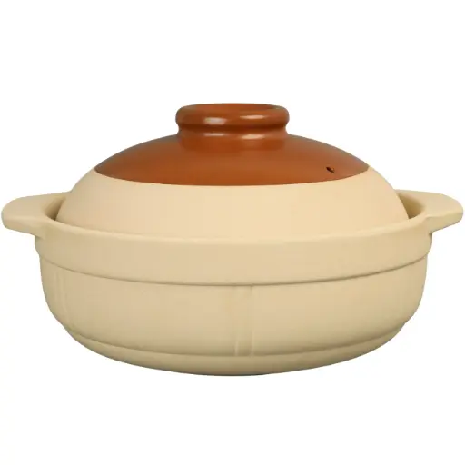 [CRM1197] Two-Handle Heatproof Clay Pot 32 cm (Donabe)