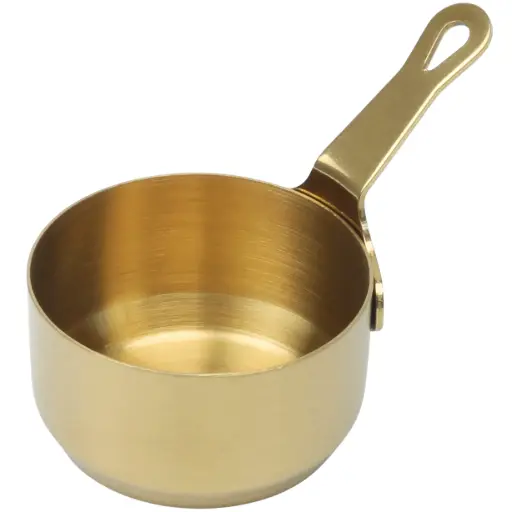[STL0094] Mini Stainless Steel Pot 5.4 cm (Gold, 18-8)
