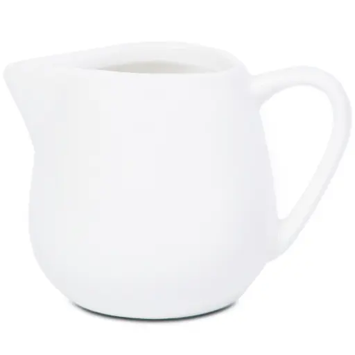 [CRM1065] 磁器 ミルクピッチャー 取っ手付 120 ml